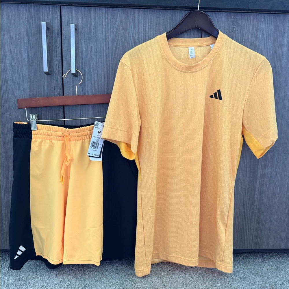 🚨Adidas Mens Tennis Tee And Shorts - French Open 2024 Outfit - Men’s Medium🚨